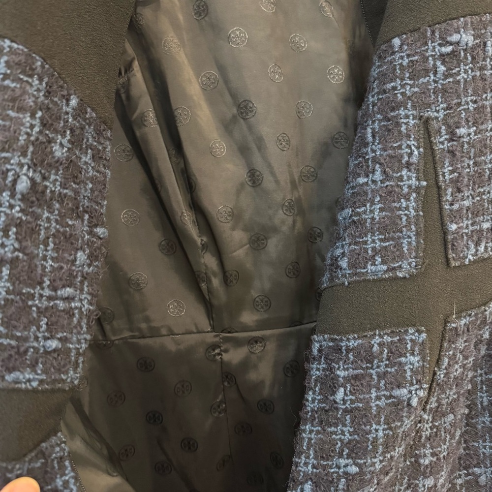TORY BURCH Tweed Pattern Sheath MIDI Dress - Picture 10 of 10